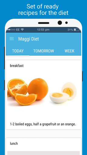 custom app development for dieting