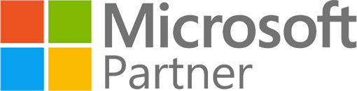 Microsoft Partner logo featuring the Microsoft four-color square icon and the text 'Microsoft Partner' in gray.