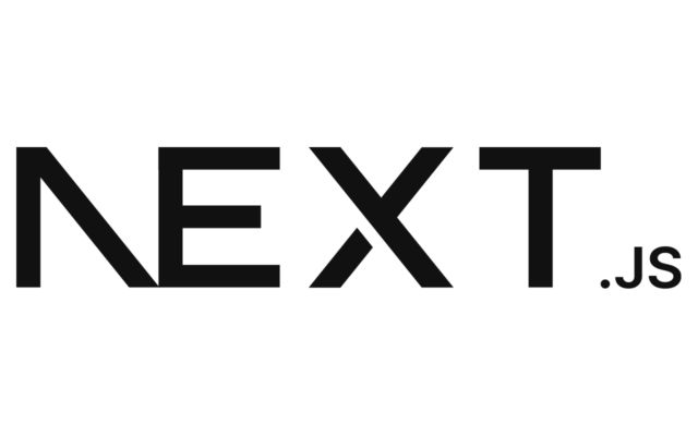 Logo of Next.js, a popular JavaScript framework used in modern web development for building server-side rendered and static web applications.