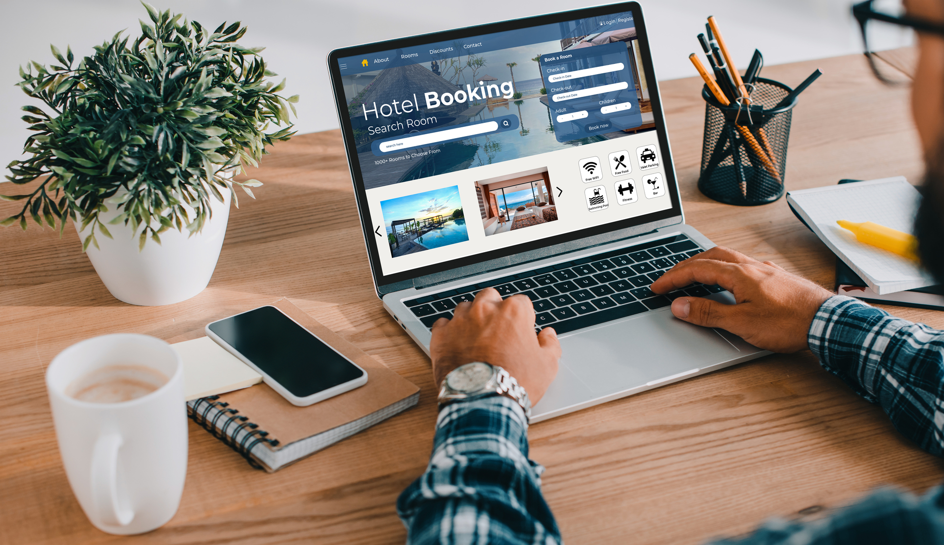 real estate hotel platform development